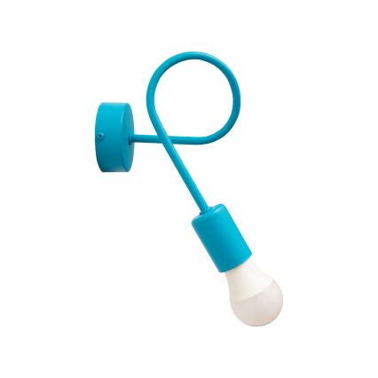 LED-wandlamp OXFORD 1xE27/15W/230V blauw