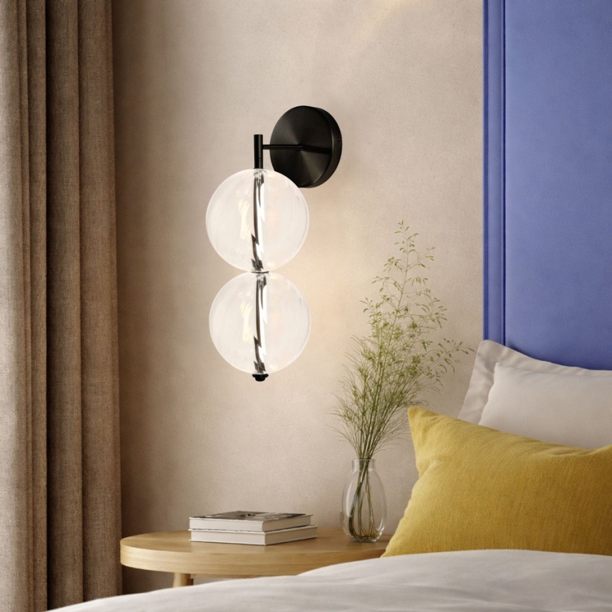 LED wandlamp PLAYA LED/10W/230V zwart