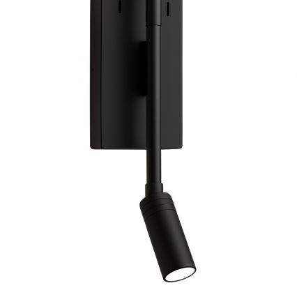 LED wandlamp TORCH LED/6W/230V + LED/3W zwart