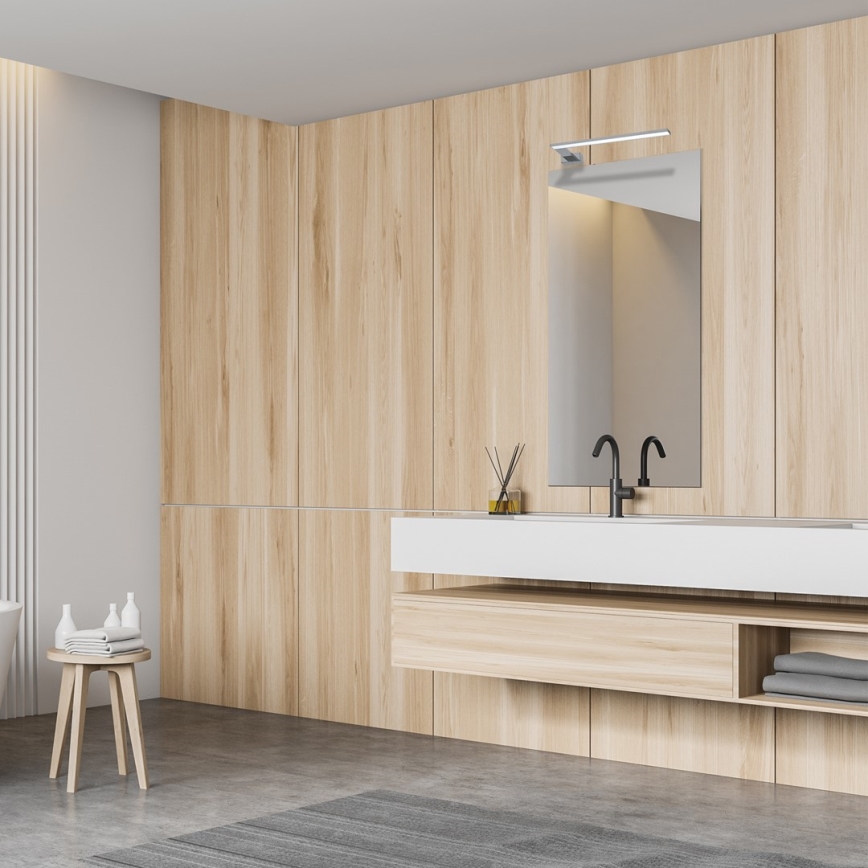 LED-wandlamp voor badkamer SHINE LED/11W/230V 45 cm IP44 glanzend chroom