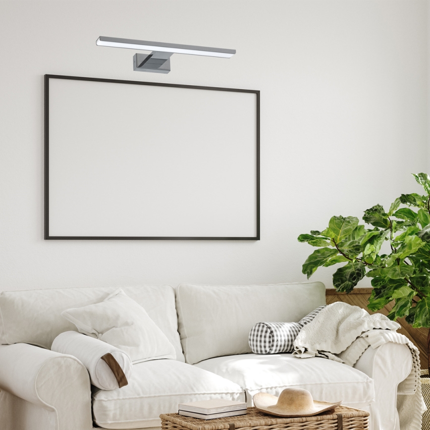 LED-wandlamp voor badkamer SHINE LED/7W/230V 30 cm IP44 glanzend chroom