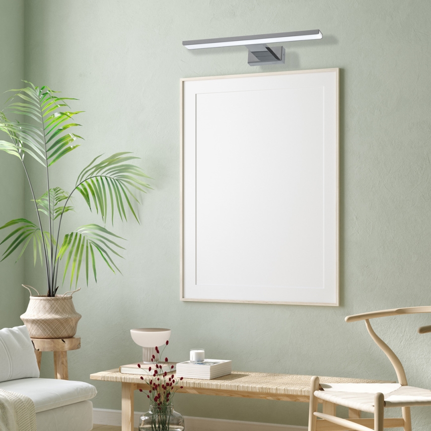 LED-wandlamp voor badkamer SHINE LED/7W/230V 30 cm IP44 glanzend chroom