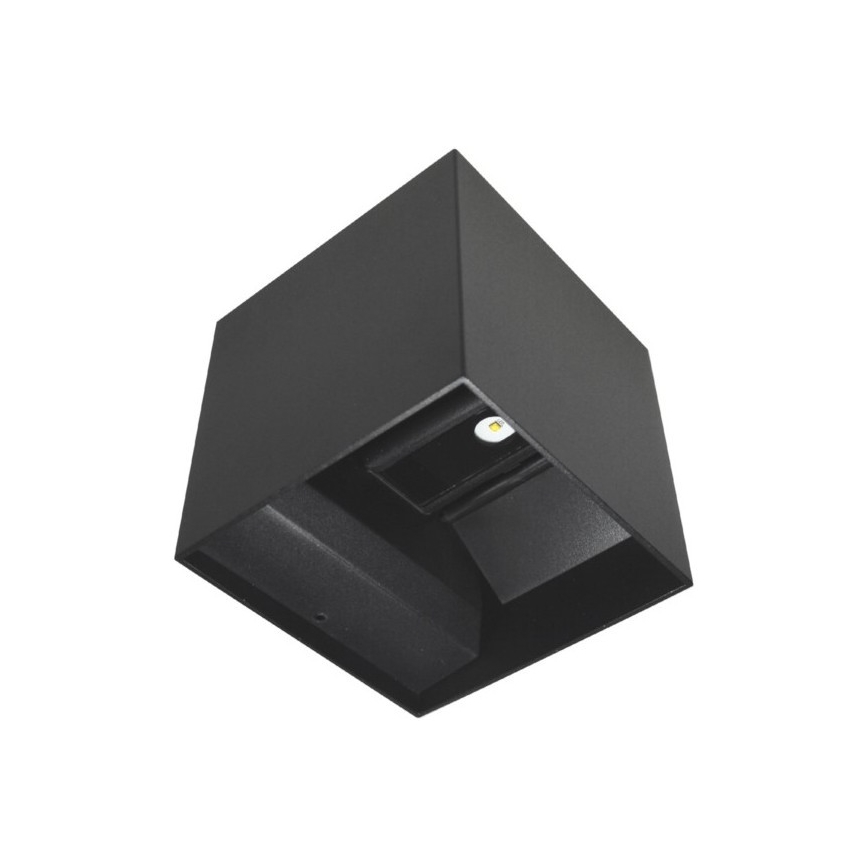 LED Wandlamp voor buiten KREON 2xLED/3W/230V IP54 4000K zwart