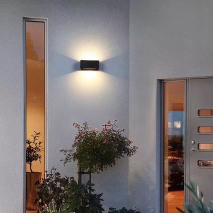 LED Wandlamp voor buiten LED/12W/230V IP54 zwart