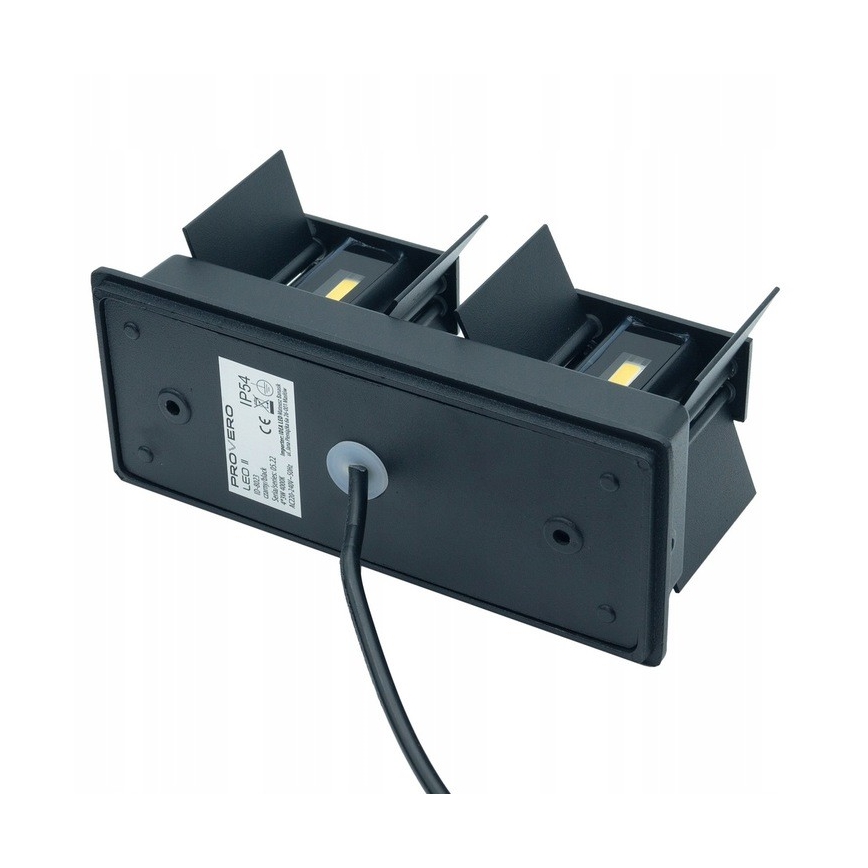 LED Wandlamp voor buiten LED/12W/230V IP54 zwart