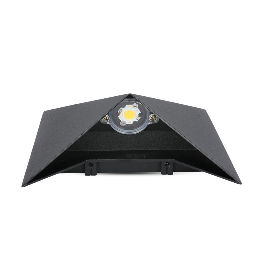 LED Wandlamp voor buiten LED/5W/230V 3000K IP65 zwart