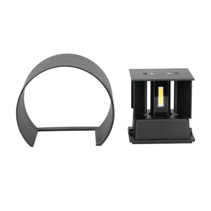 LED Wandlamp voor buiten LED/6W/230V 3000K IP65 zwart