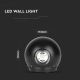 LED Wandlamp voor buiten LED/6W/230V 3000K IP65 zwart