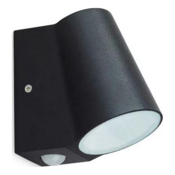 LED Wandlamp voor buiten met sensor BUNOL LED/6W/230V IP44 zwart