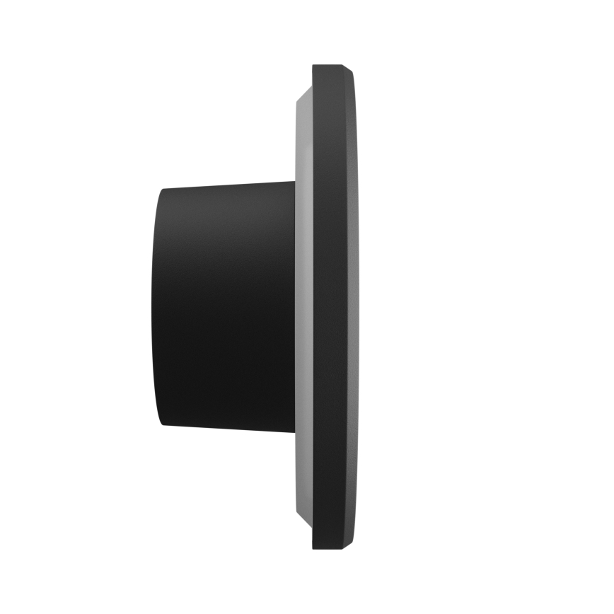 LED Wandlamp voor buiten PIATTA LED/12W/230V 3000/4000/6000K diameter 18 cm IP44 zwart
