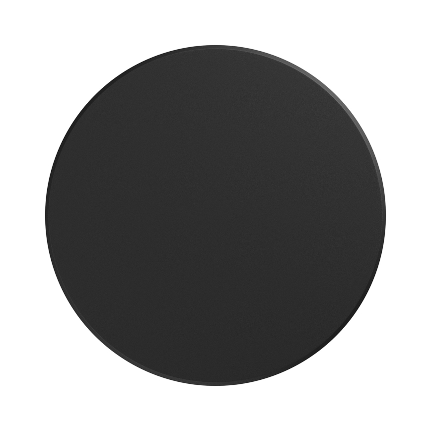 LED Wandlamp voor buiten PIATTA LED/12W/230V 3000/4000/6000K diameter 18 cm IP44 zwart