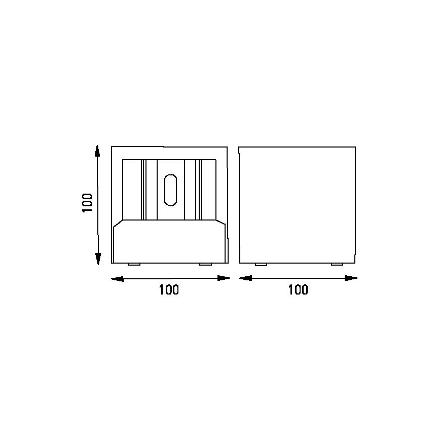 LED Wandlamp voor buiten TILL LED/6W/230V IP44