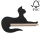 LED wandlamp voor kinderen inclusief plank BLACK CAT LED/5W/230V
