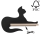 LED wandlamp voor kinderen inclusief plank BLACK CAT LED/5W/230V