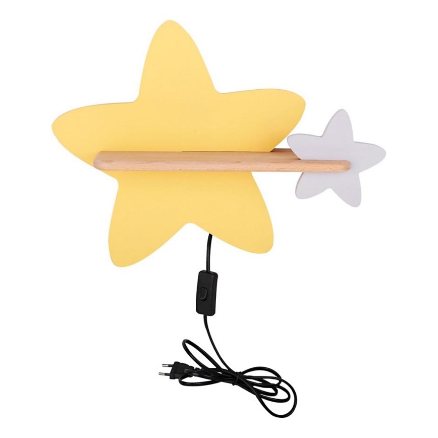 LED wandlamp voor kinderen inclusief plank STAR LED/5W/230V