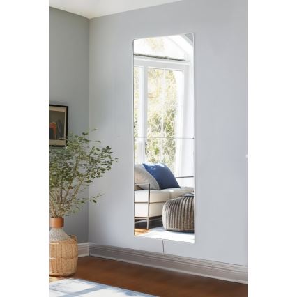 LED Wandspiegel met verlichting RECTANGULAR 120x40 cm wit