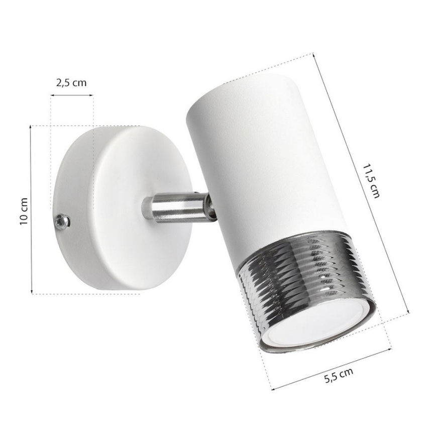 LED Wandspot DANI 1xGU10/8W/230V