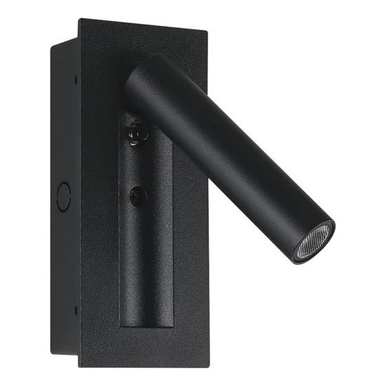 LED wandspot LED/2W/230V 3000K zwart