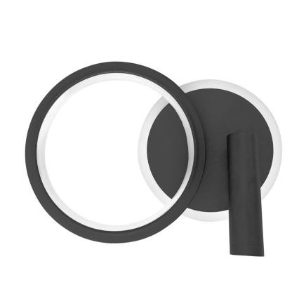 LED wandspot MONET LED/16W/230V zwart