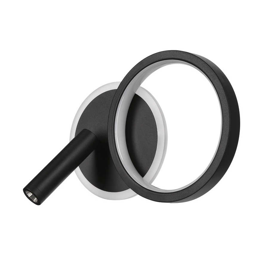 LED wandspot MONET LED/16W/230V zwart