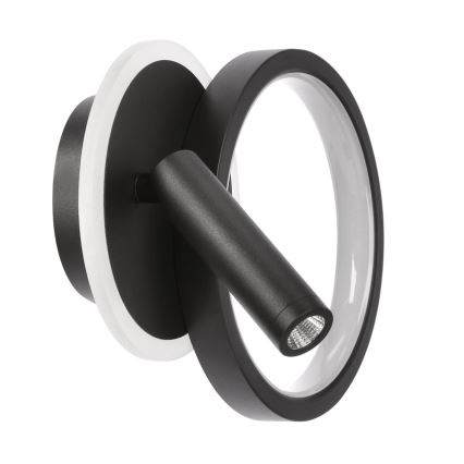 LED wandspot MONET LED/16W/230V zwart