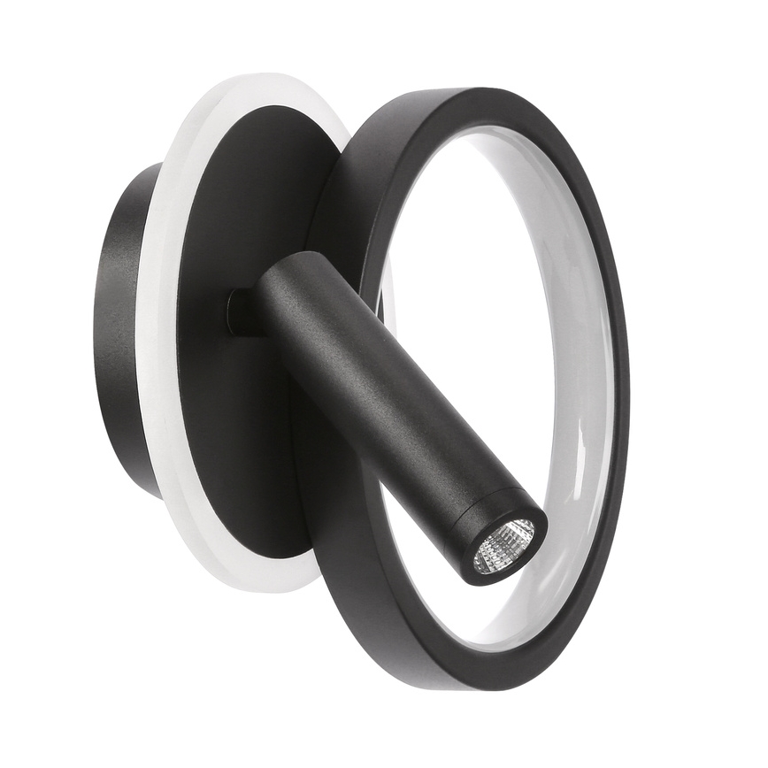 LED wandspot MONET LED/16W/230V zwart