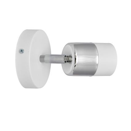 LED Wandspot TUBSSON 1xGU10/4,8W/230V wit/glanzend chroom 