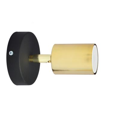 LED Wandspot TUNE 1xGU10/4,8W/230V goud/zwart