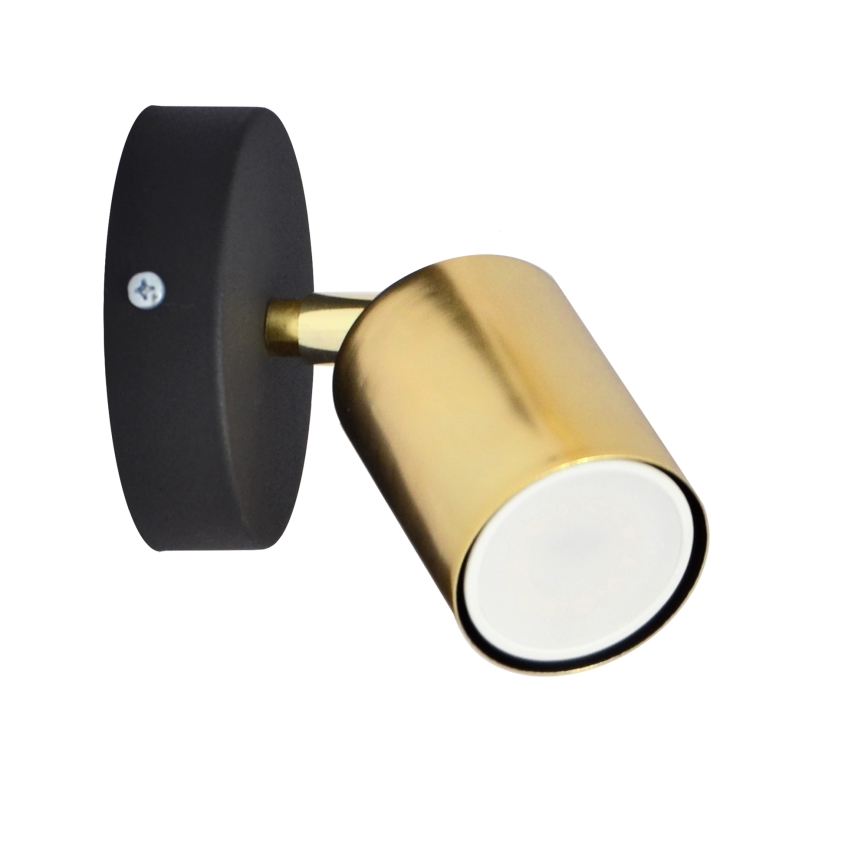 LED Wandspot TUNE 1xGU10/4,8W/230V goud/zwart