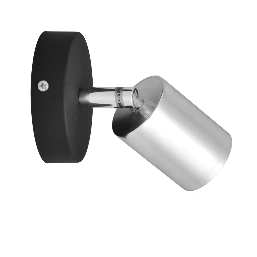 LED Wandspot TUNE 1xGU10/4,8W/230V mat chroom/zwart