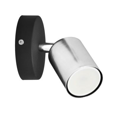 LED Wandspot TUNE 1xGU10/4,8W/230V mat chroom/zwart