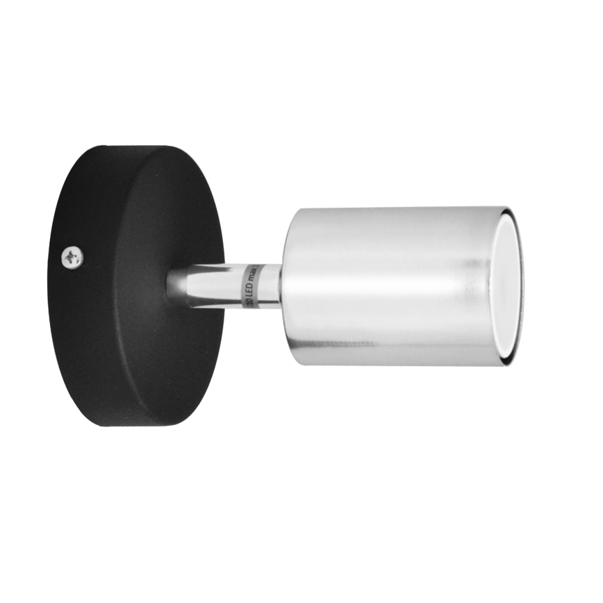 LED Wandspot TUNE 1xGU10/4,8W/230V mat chroom/zwart
