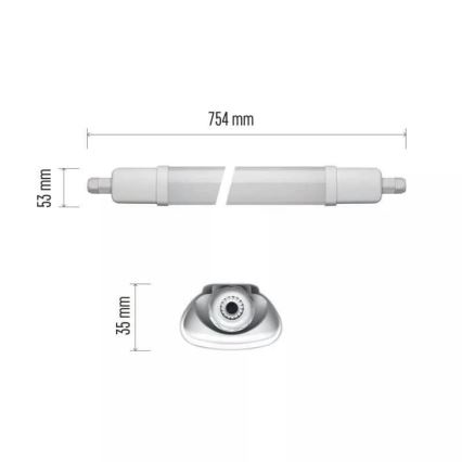 LED Werklamp LED/18W/230V IP65 4000K