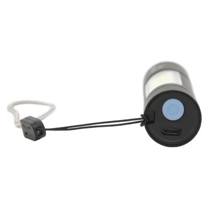 LED Zaklamp LED/400mAh zwart