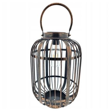 LED Zonne-energie lamp LORETA 1xE27/1,2V 600 mAh IP44