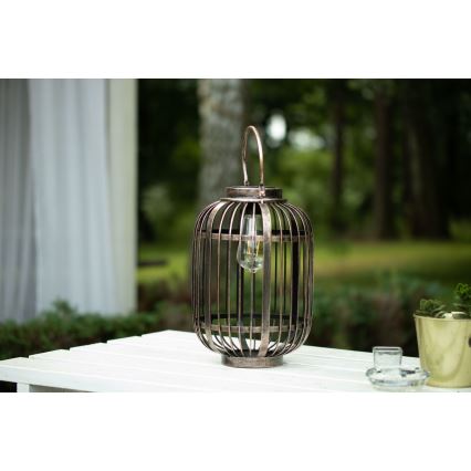 LED Zonne-energie lamp LORETA 1xE27/1,2V 600 mAh IP44