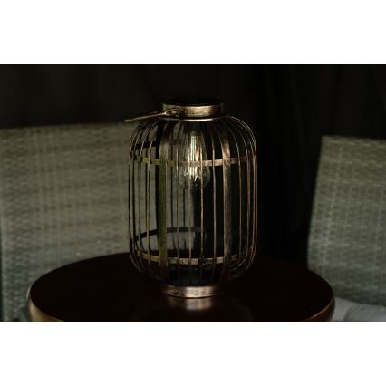 LED Zonne-energie lamp LORETA 1xE27/1,2V 600 mAh IP44