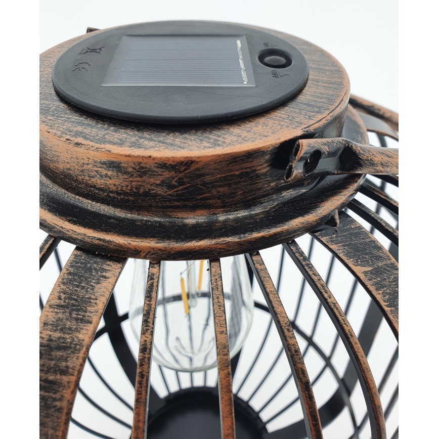 LED Zonne-energie lamp LORETA 1xE27/1,2V 600 mAh IP44