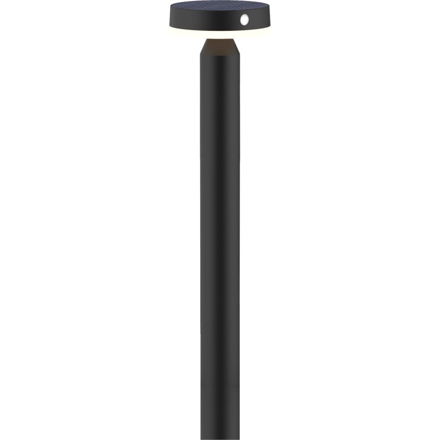 LED Zonne-energie lamp met sensor GWINEA LED/4,5W/3,7V 2000 mAh 50 cm IP44 zwart