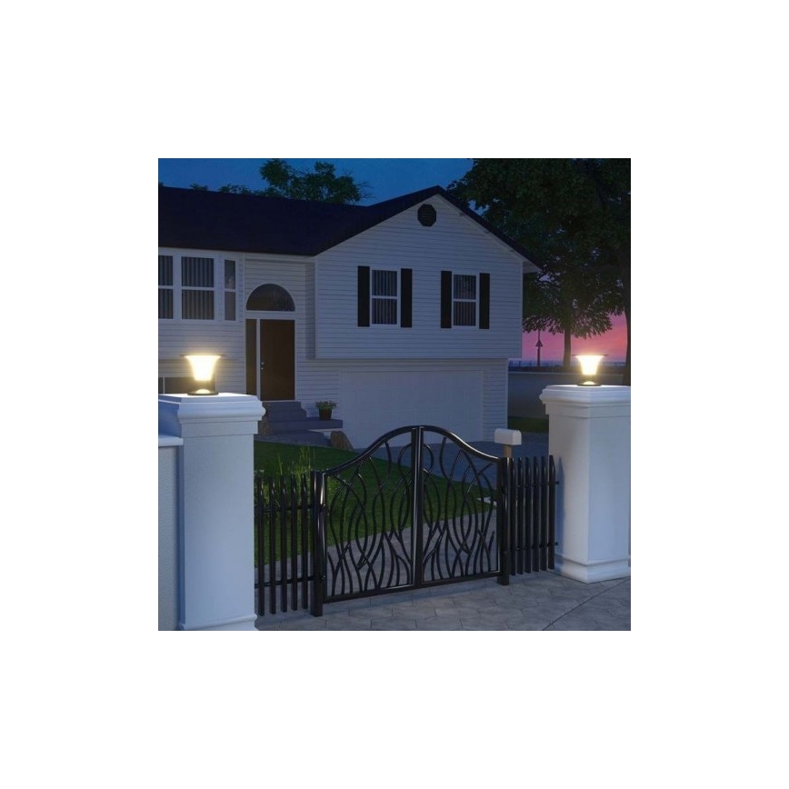 LED Zonne-energie lamp met sensor LED/15W/3,2V 4000K/6000K IP65 6000 mAh