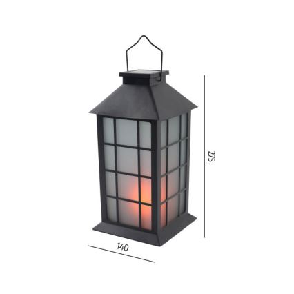 LED-zonne-hanglamp CANDELIO MILKY LED/1xAA 1600K IP44 200 mAh