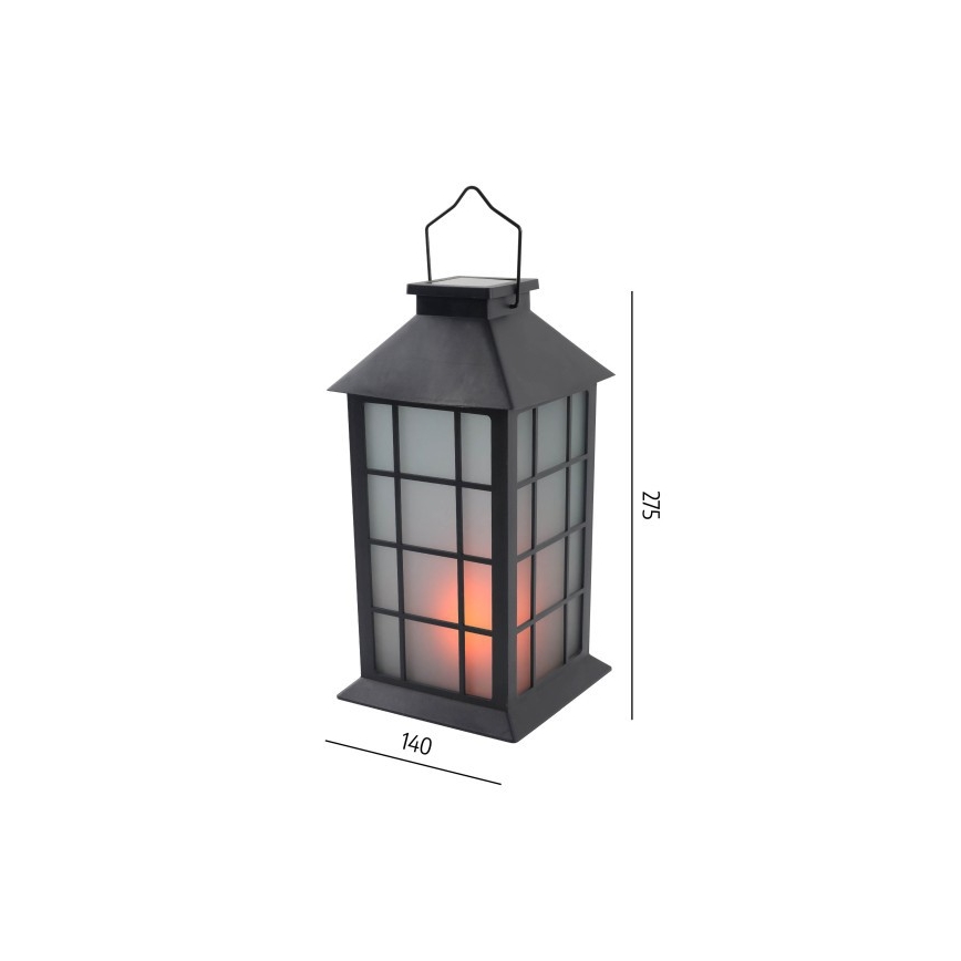 LED-zonne-hanglamp CANDELIO MILKY LED/1xAA 1600K IP44 200 mAh