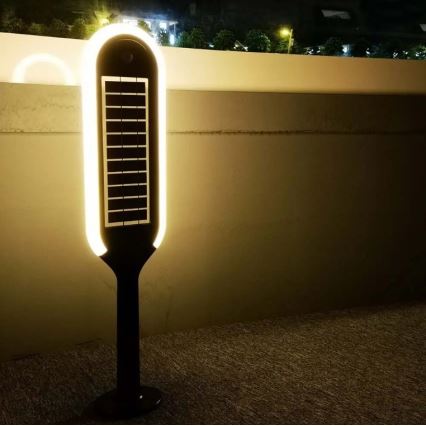 LED Zonne-energie lamp met sensor BOLLARD LED/5W/5,5V 70 cm 4000K IP65 2000 mAh