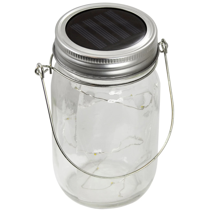 LED Zonne-energie lamp JAR LED/1,2V 600 mAh IP44