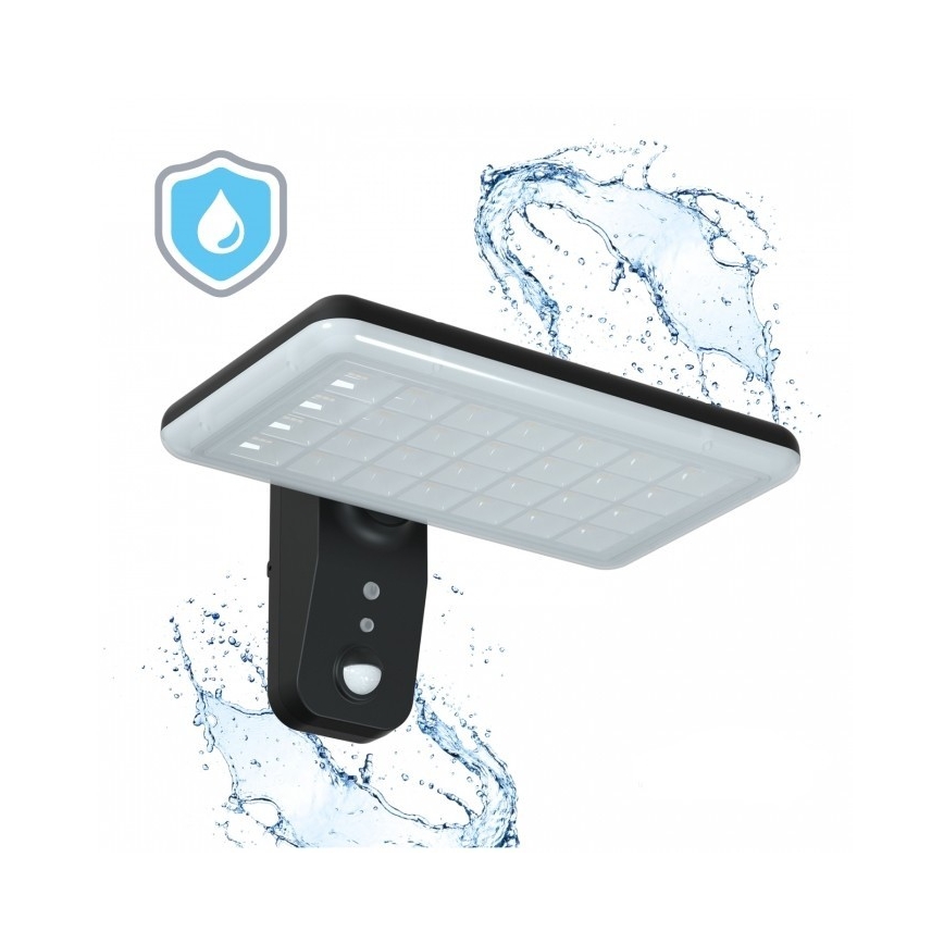 LED zonne-wandlamp met sensor PHOENIX LED/15W/3,2V 3000/4000K IP65 6000 mAh