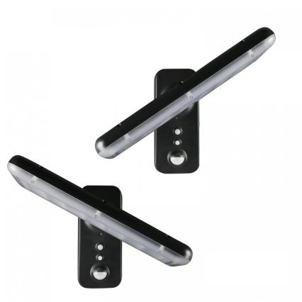 LED zonne-wandlamp met sensor PHOENIX LED/15W/3,2V 3000/4000K IP65 6000 mAh