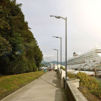 LED Zonne-energie straatlamp met sensor LED/40W/9,6V IP65 4000K + afstandsbediening