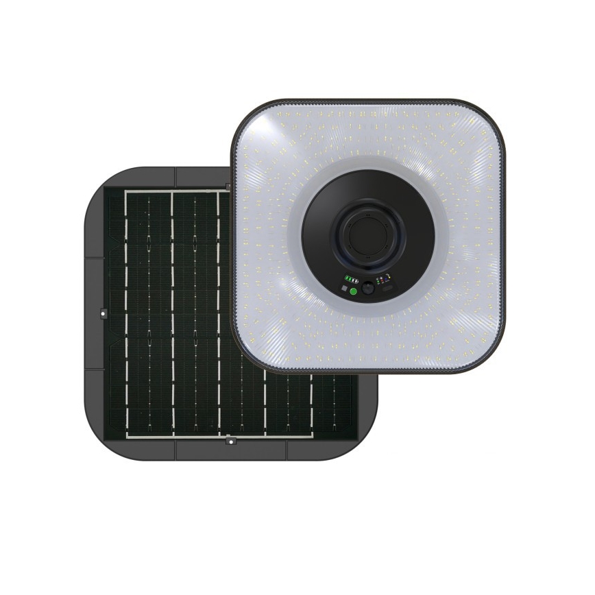 SOLSUMI LED-zonne-straatlamp met sensor, 25W, 3,2V, 3000/4000/6500K, IP54, 24000 mAh + afstandsbediening
