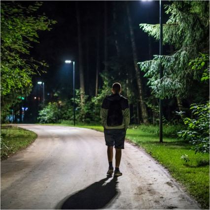 LED dimbare straatlamp op zonne-energie met sensor URBI LED/11W/3,2V 6500K 15000 mAh IP54 + afstandsbediening