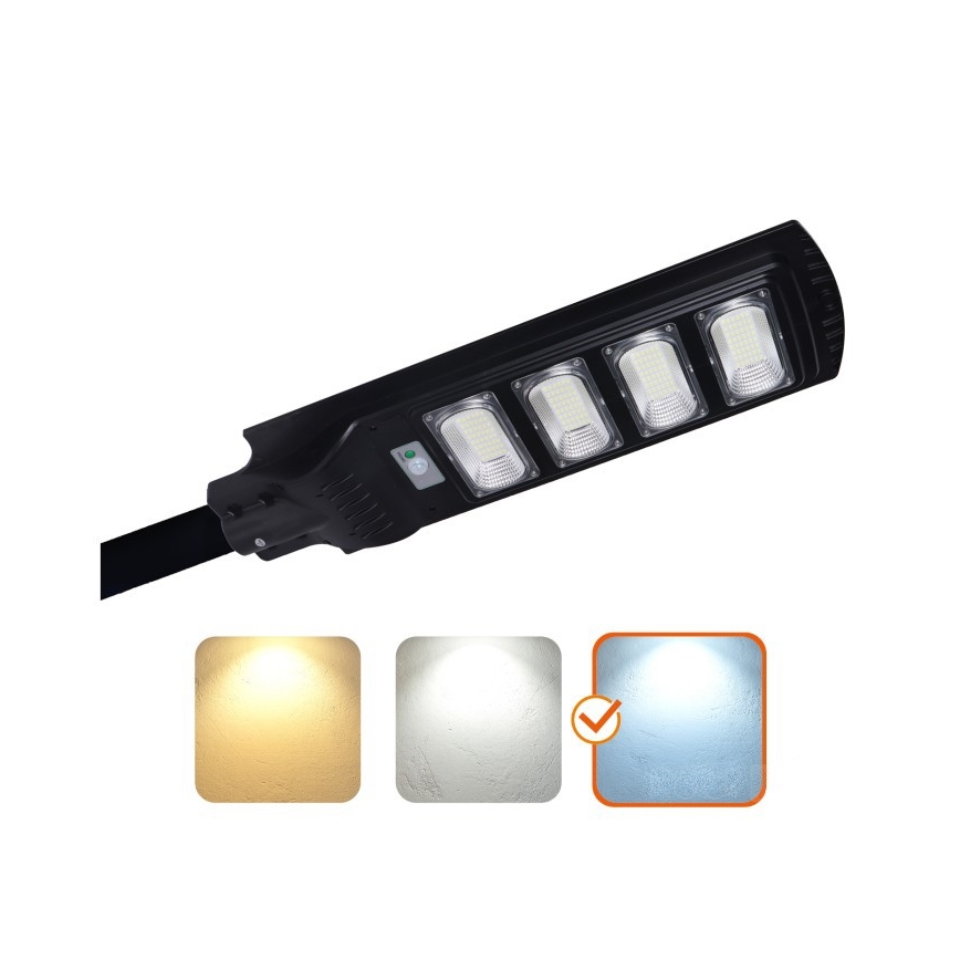 LED dimbare straatlamp op zonne-energie met sensor URBI LED/11W/3,2V 6500K 15000 mAh IP54 + afstandsbediening